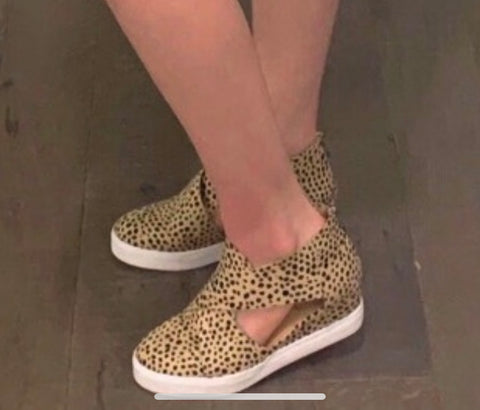 Cheetah Print Booties