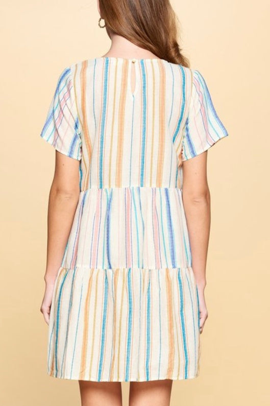 Pretty in Pom Poms Dress (S-3X)