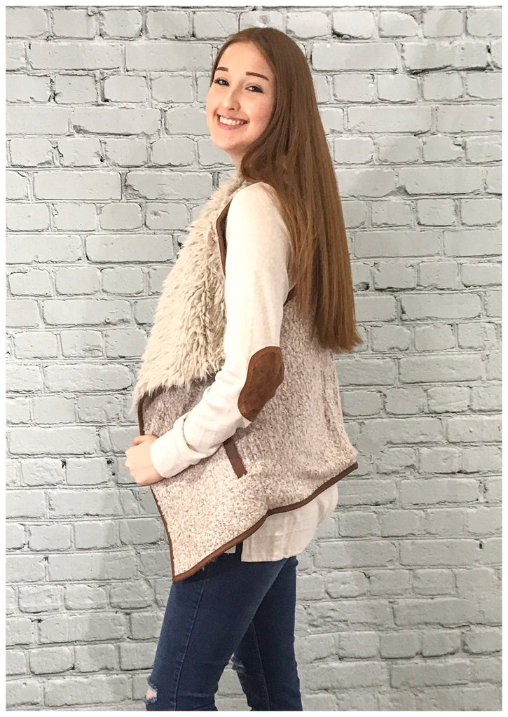 Taupe Vest (S-L)