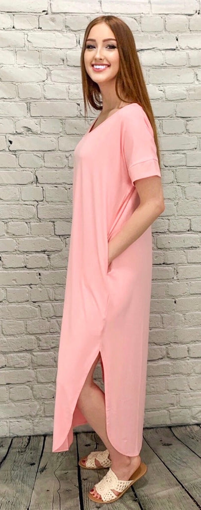 Calm & Collected Dusty Pink Maxi (S-3X)