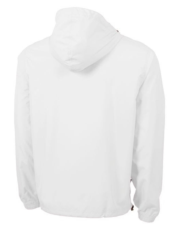 White Charles River Pack-N-Go Pullover (S-L)