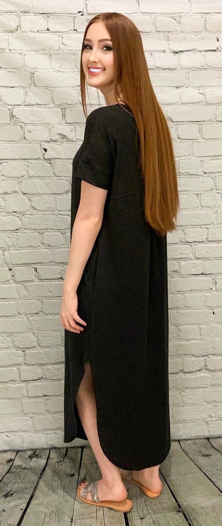 Calm & Collected Black Maxi (S-3XL)