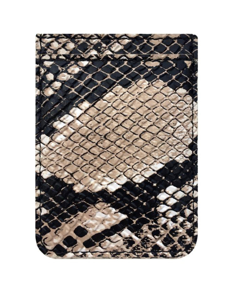 Embossed Python Phone Pocket