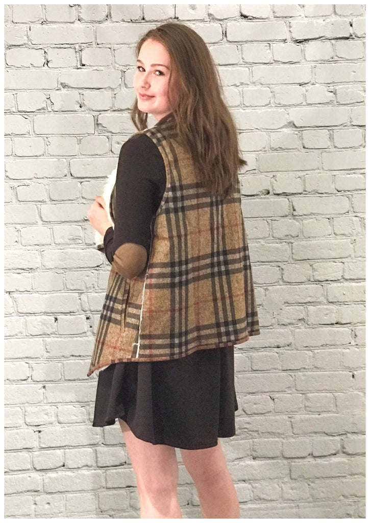 Plaid Vest (S-L)
