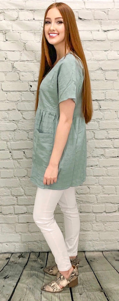Button Me Up Tunic (S-2XL)