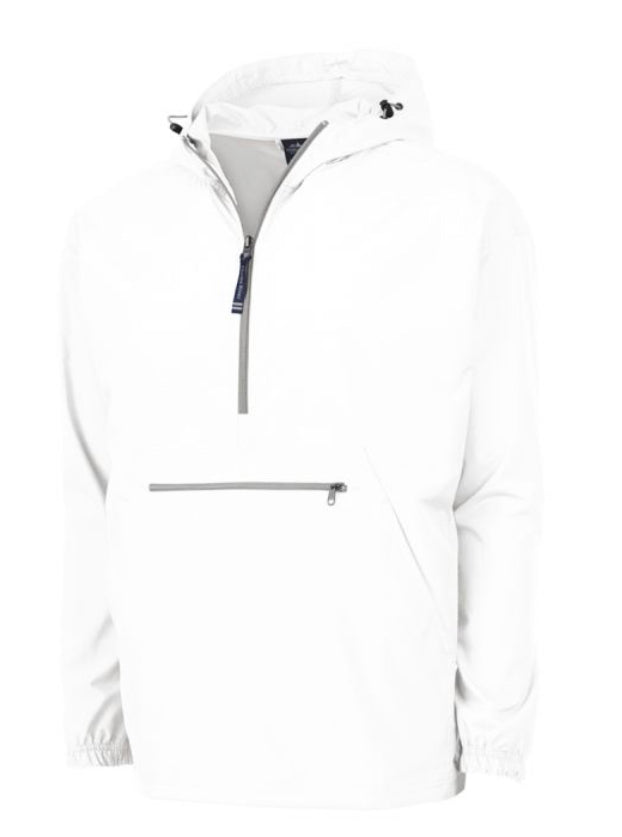 White Charles River Pack-N-Go Pullover (S-L)