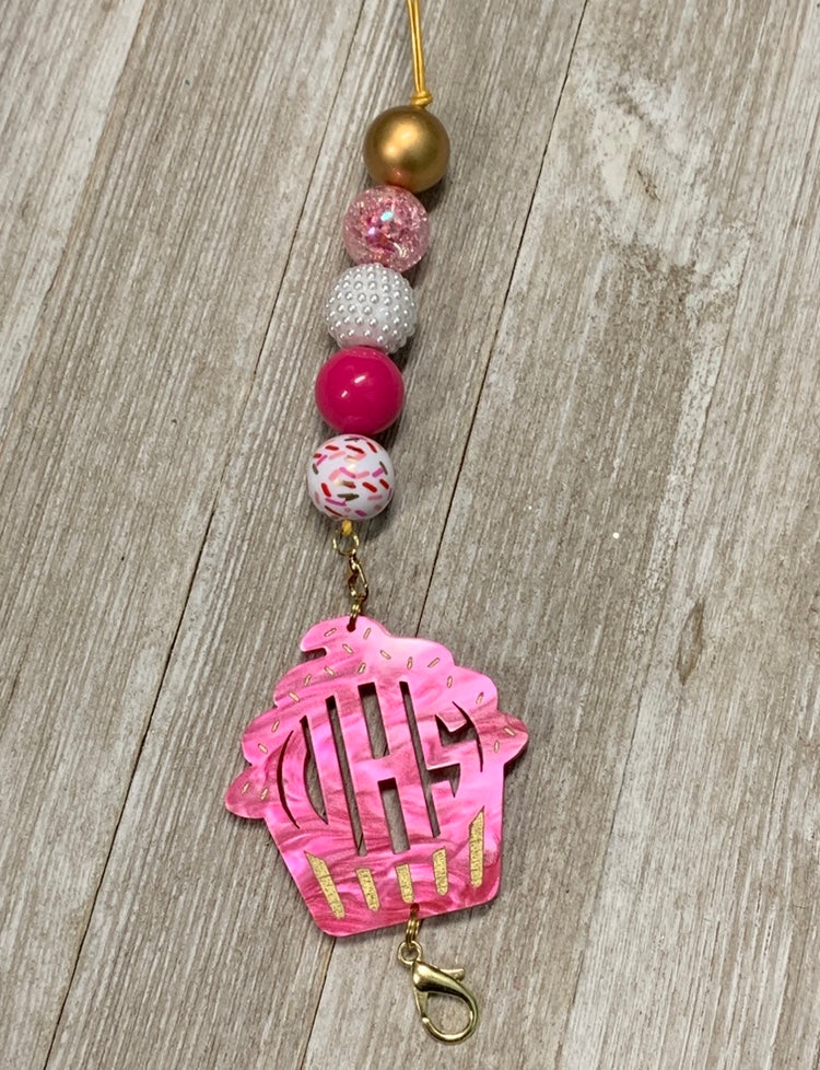 Cupcake Personalized Lanyard