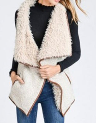 Taupe Vest (S-L)
