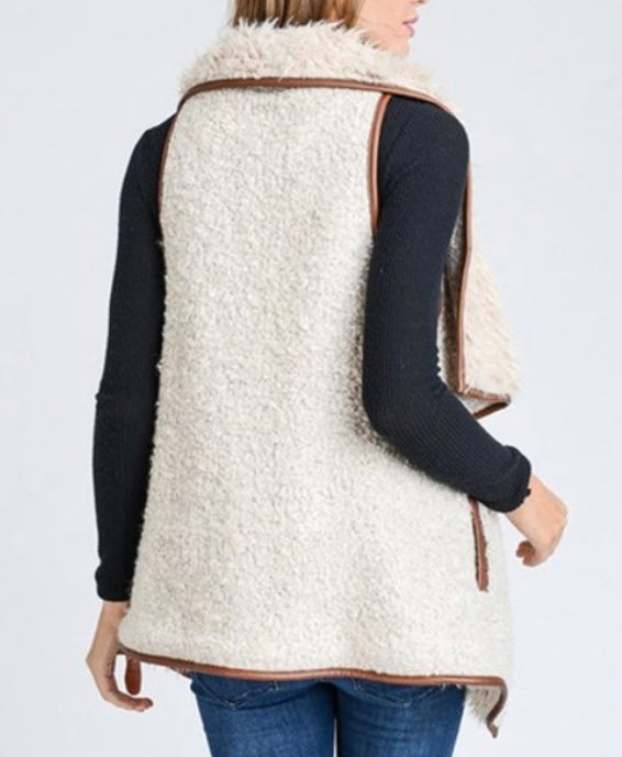 Taupe Vest (S-L)
