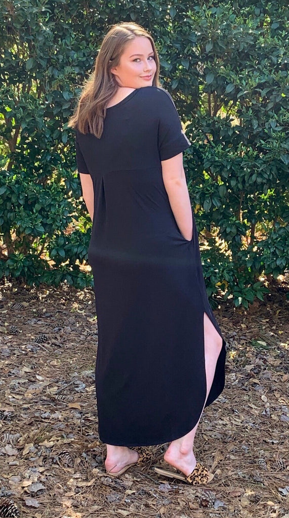 Calm & Collected Black Maxi (S-3XL)