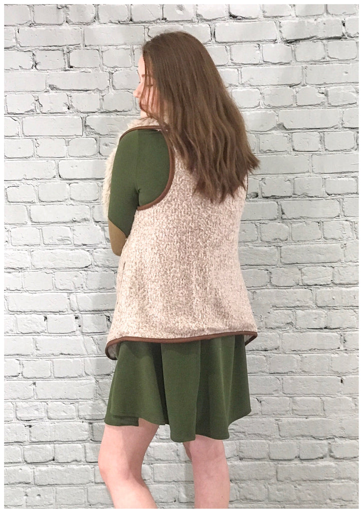 Taupe Vest (S-L)