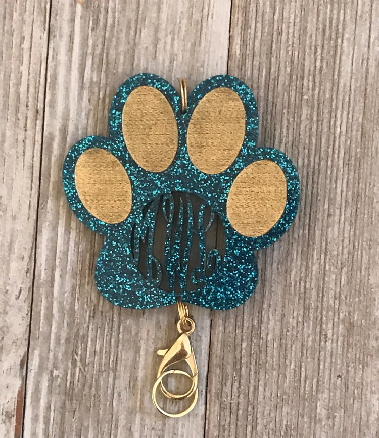 Paw Personalized Lanyard Pendants