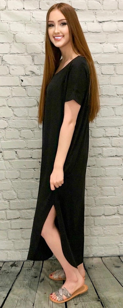 Calm & Collected Black Maxi (S-3XL)