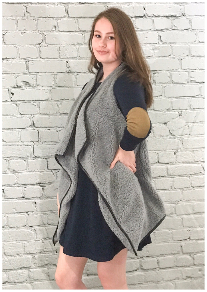 Gray Fleece Vest (S-L)