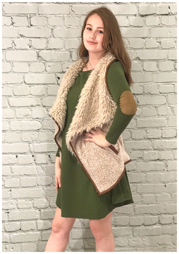 Taupe Vest (S-L)