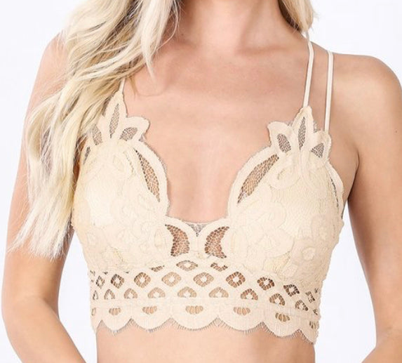 Cream Bralette (S-XL)