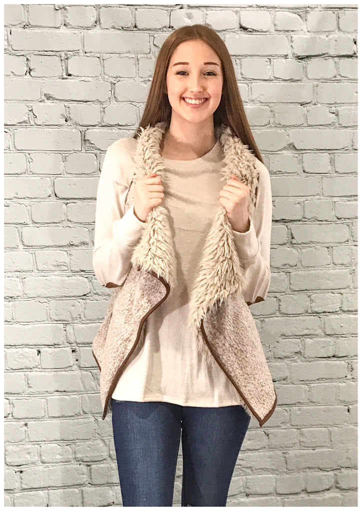 Taupe Vest (S-L)
