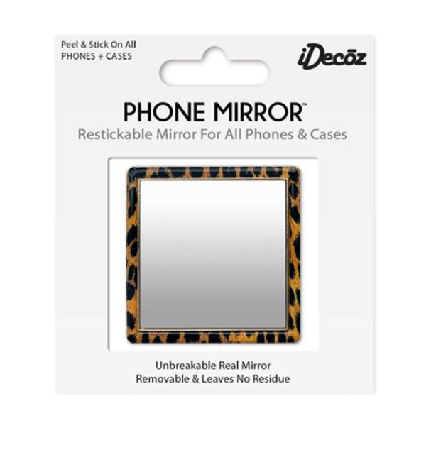 Leopard Phone Mirror