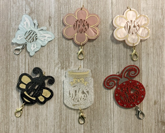 Spring Time Personalized Lanyard Pendants