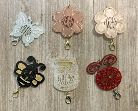Holiday Personalized Lanyard Pendants