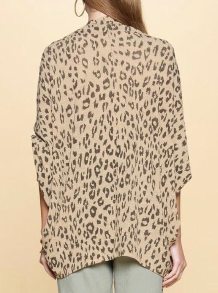 Leopard Cardigan (S-3XL)