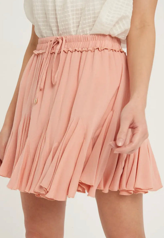 Ruffled Swing Skirt (S-L)