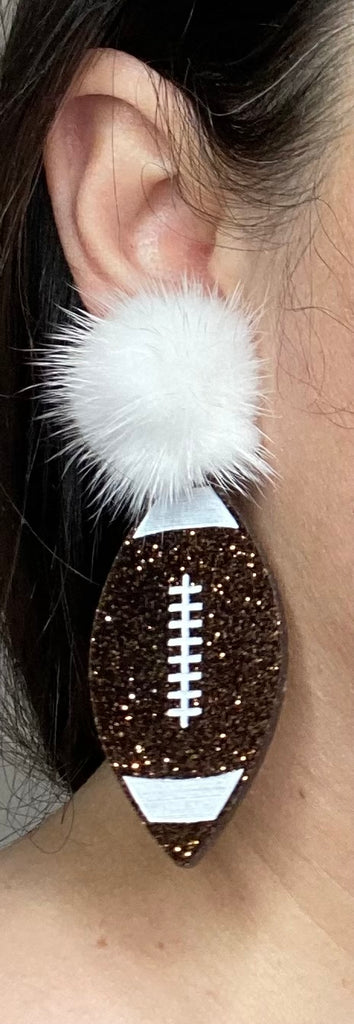 Football Earrings