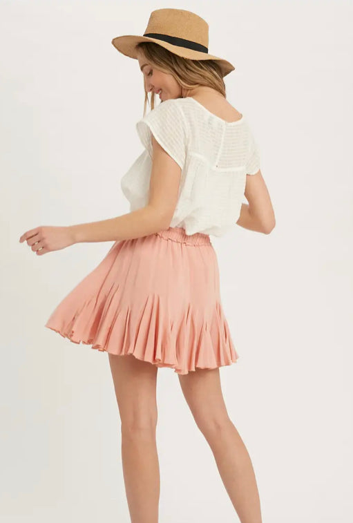 Ruffled Swing Skirt (S-L)