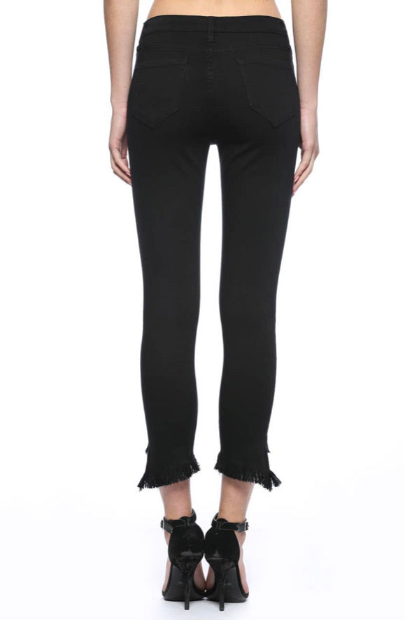 Black Cropped Cello Jeans (1-13)