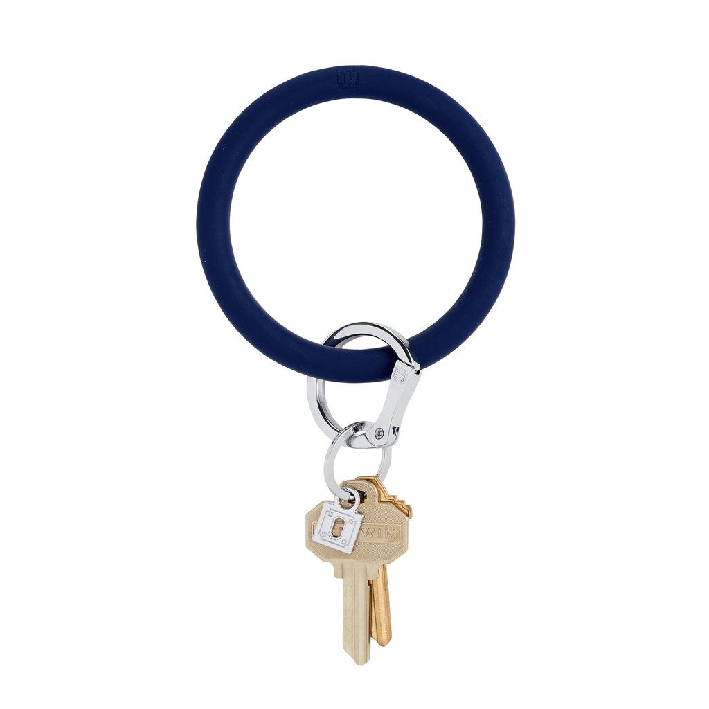 Silicone Big O® Key Ring - Back in Black