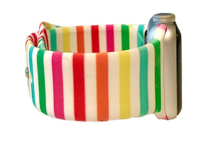 Summer Stripes Watch Band 38-40mm (can be personalized with engraving)