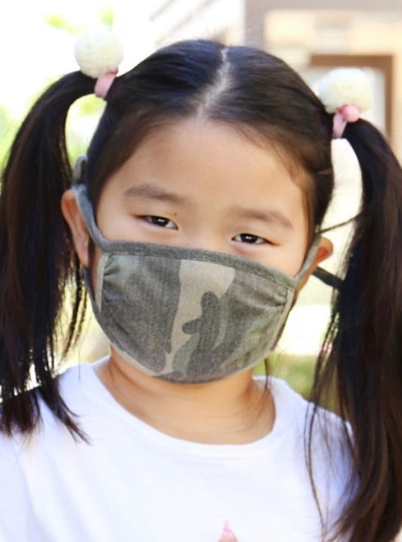 Camo Face Mask (kid size)