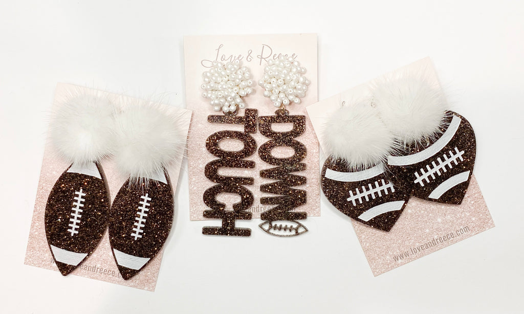 Football Earrings