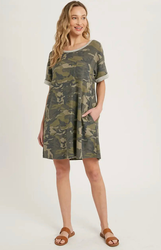 Casual Camo Dress (S-L)