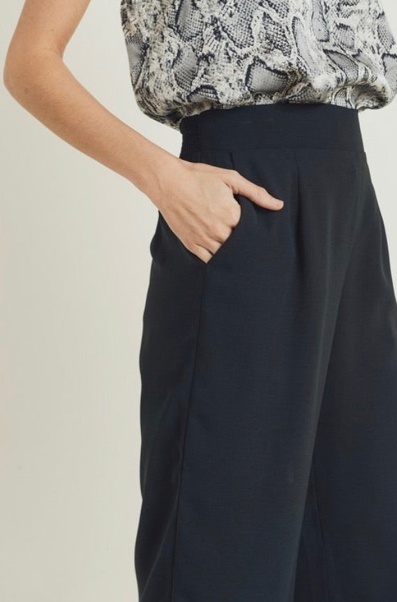 Cropped Black Pants