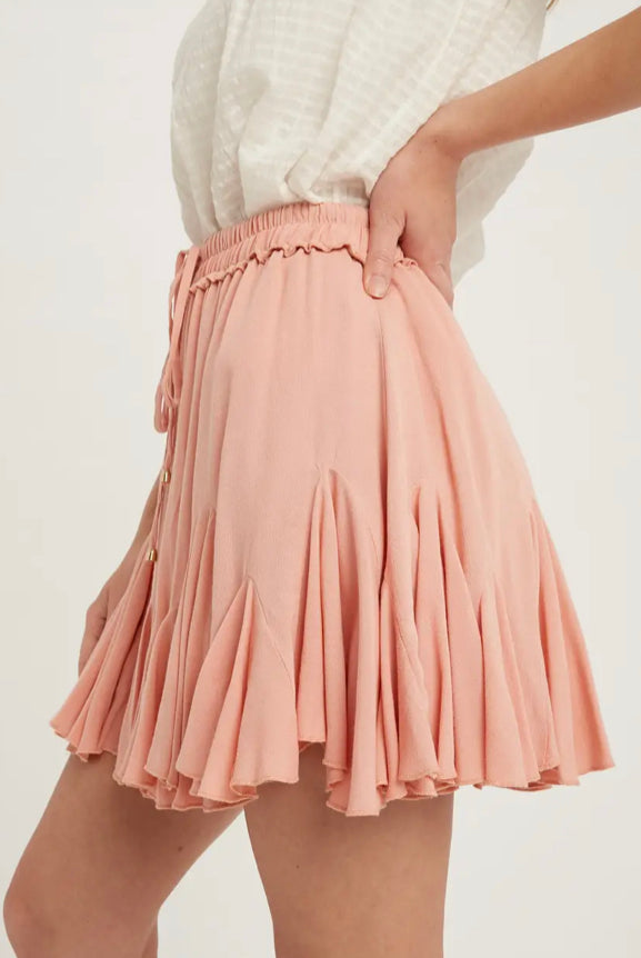 Ruffled Swing Skirt (S-L)