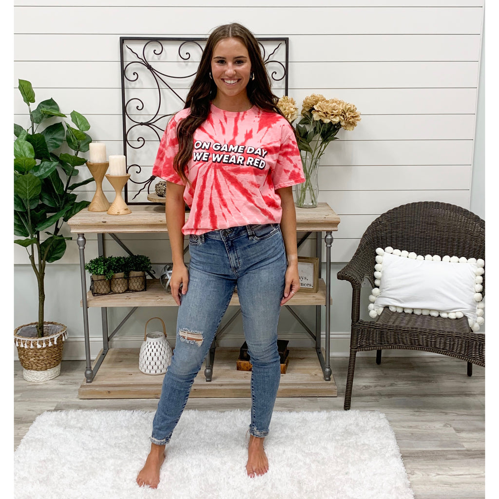 Charlie Southern-On Gameday We Wear Red Tee