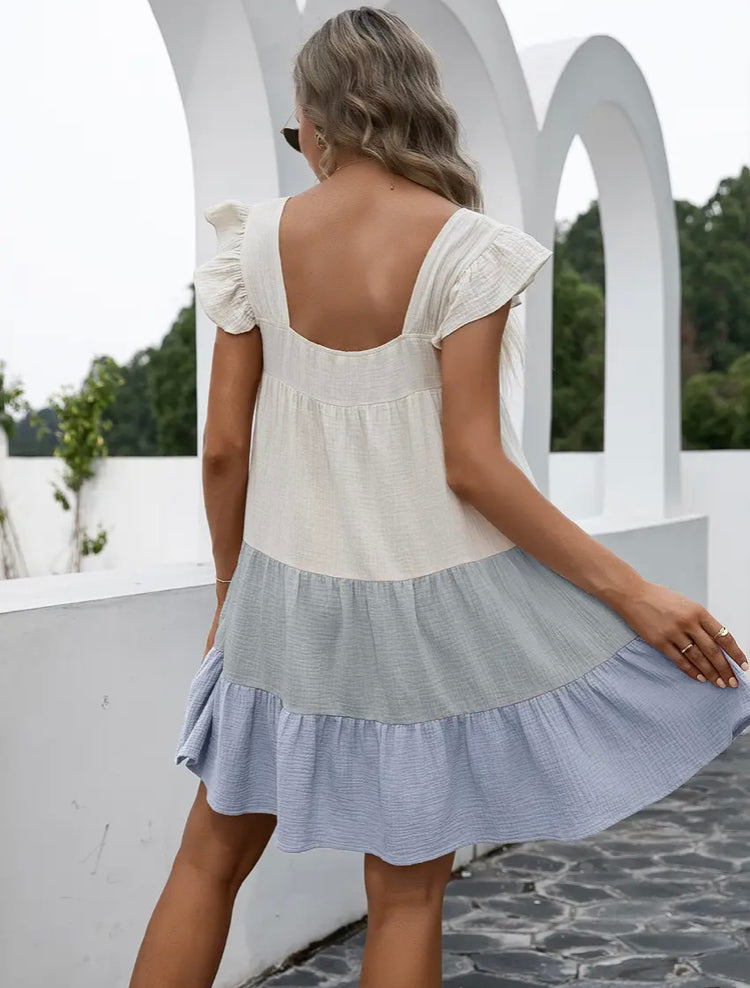 Color Block Dress (S-L)