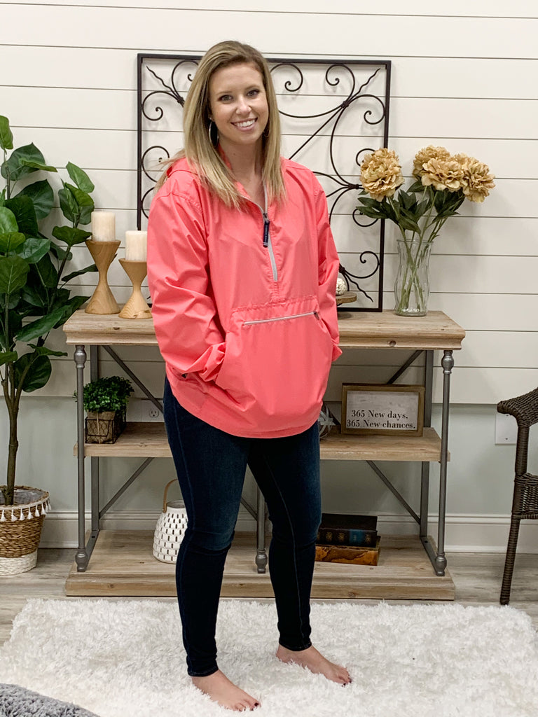 Coral Pack-N-Go Charles River Pullover (S-L)