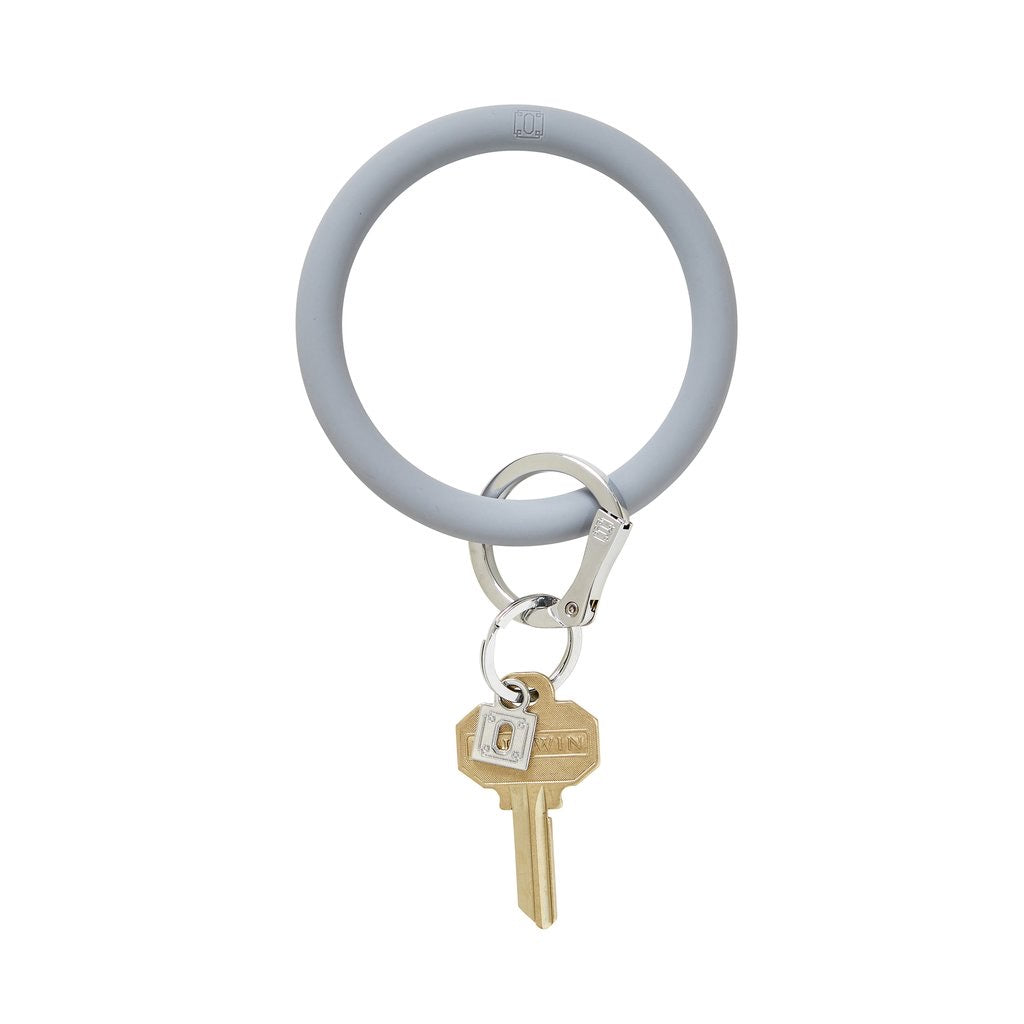 Silicone Big O® Key Ring - Back in Black