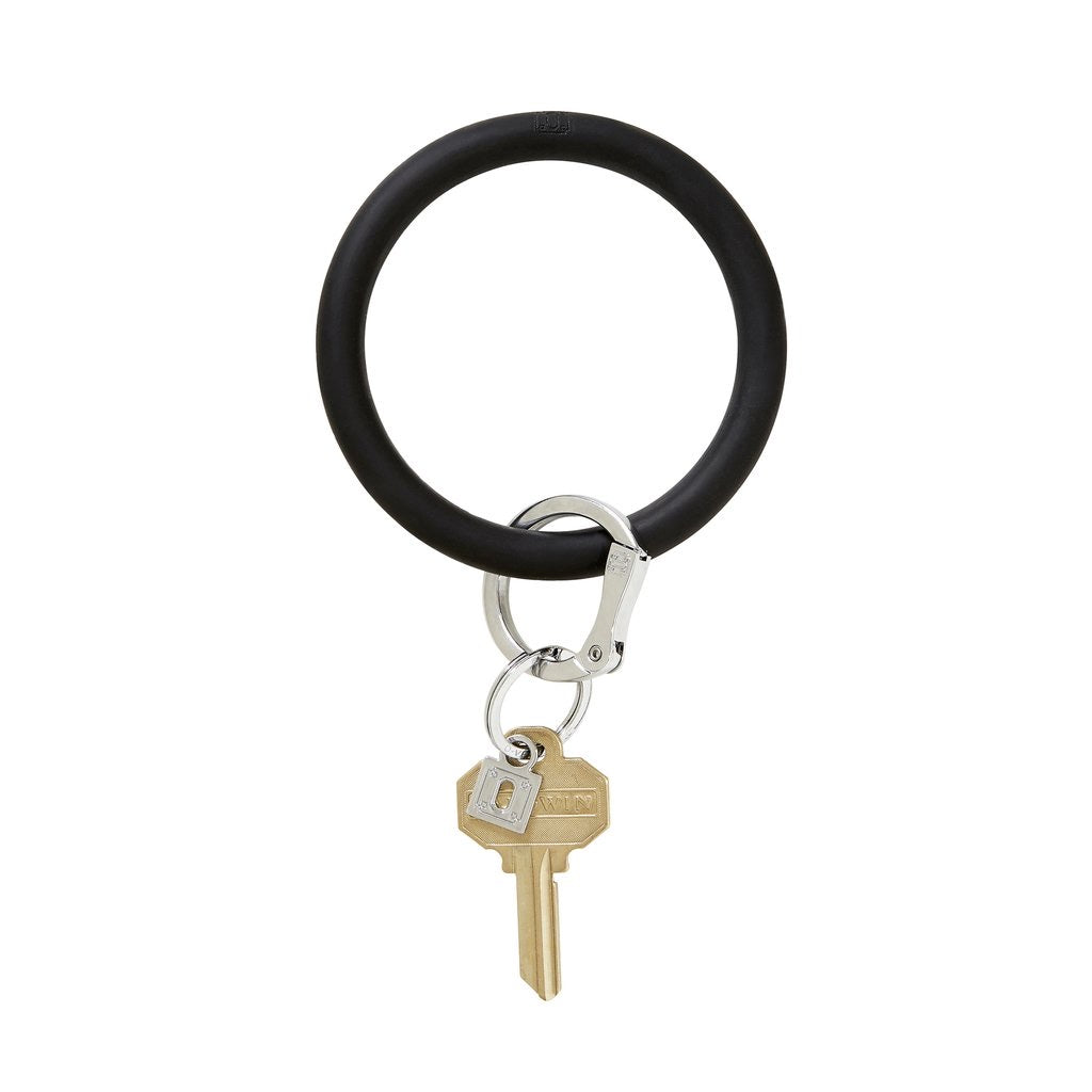 Silicone Big O® Key Ring - Back in Black