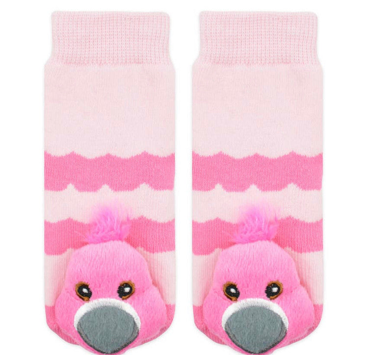Flamingo Rattle Sock (Boogie Toes)