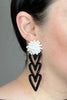 Valentine’s Day Beaded Chain of Heart Earrings