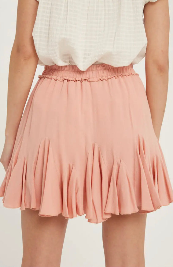 Ruffled Swing Skirt (S-L)