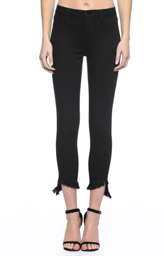Black Cropped Cello Jeans (1-13)
