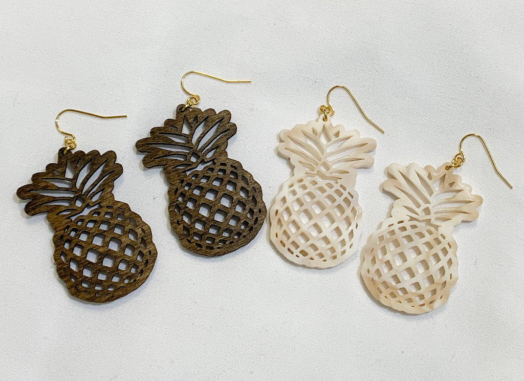 Pineapple Earrings (91 color choices)