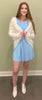 French Blue Piko Dress (S-L)