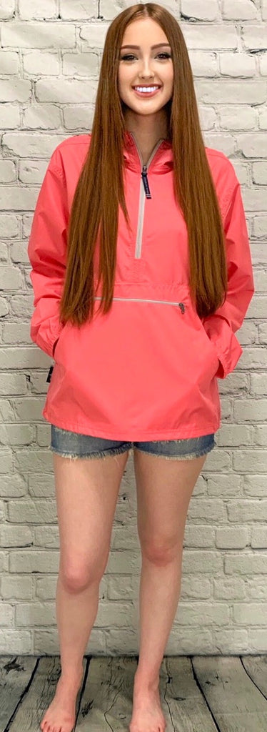 Coral Pack-N-Go Charles River Pullover (S-L)