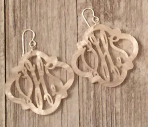 Circle Personalized Earrings