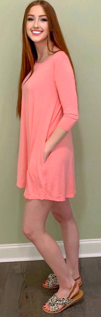 So Peachy Piko Dress (S-L)